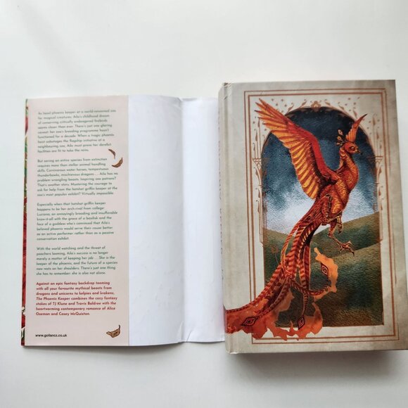 * SIGNED * Illumicrate The Phoenix Keeper By J.A. Maclean Hardcover Book - Picture 8 of 16